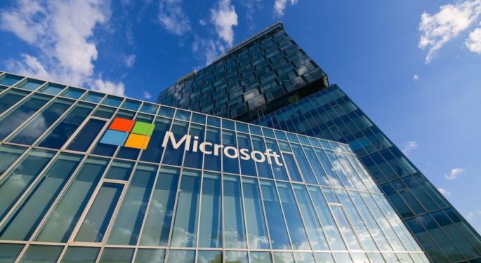 Microsoft Stock Is Trading Higher Thursday: What's Going On?