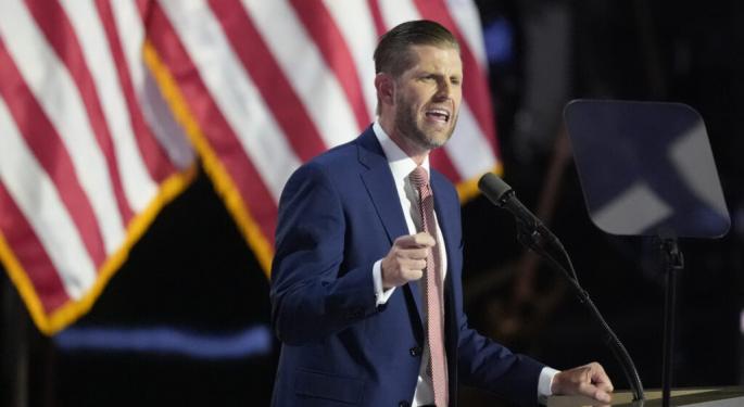 Eric Trump Advises To Buy Bitcoin, Ethereum Dips — Last Time He Said This, The Two Coins Fell To Their Yearly Lows In Barely 45 Days