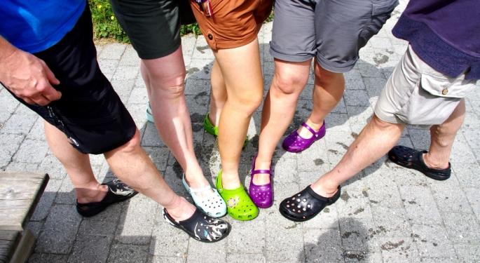 Why Are Crocs Shares Gaining Today?