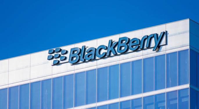 What's Going On With BlackBerry Stock Friday?