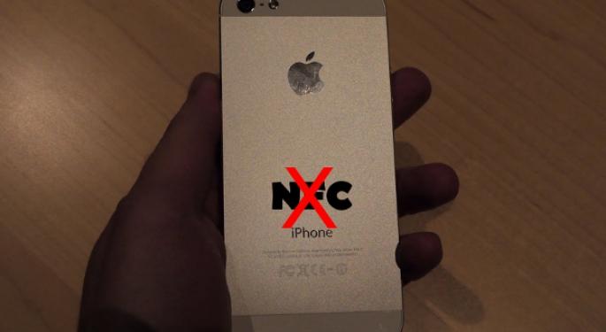 Apple iPhone 5 "Too Cool" for Near Field Communication