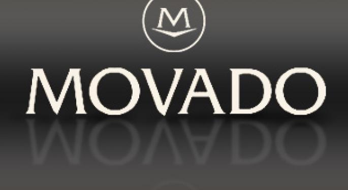 Movado Group Approaches 52-Week High, Shares Up 4.8% MOV