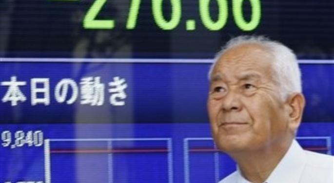 Nikkei Goes Under 10,000 Line as Investors Worry about Yen
