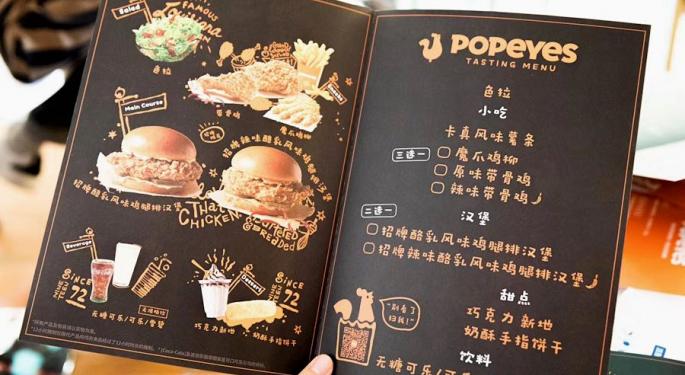 Tim Hortons Gobbles Up Popeyes in China