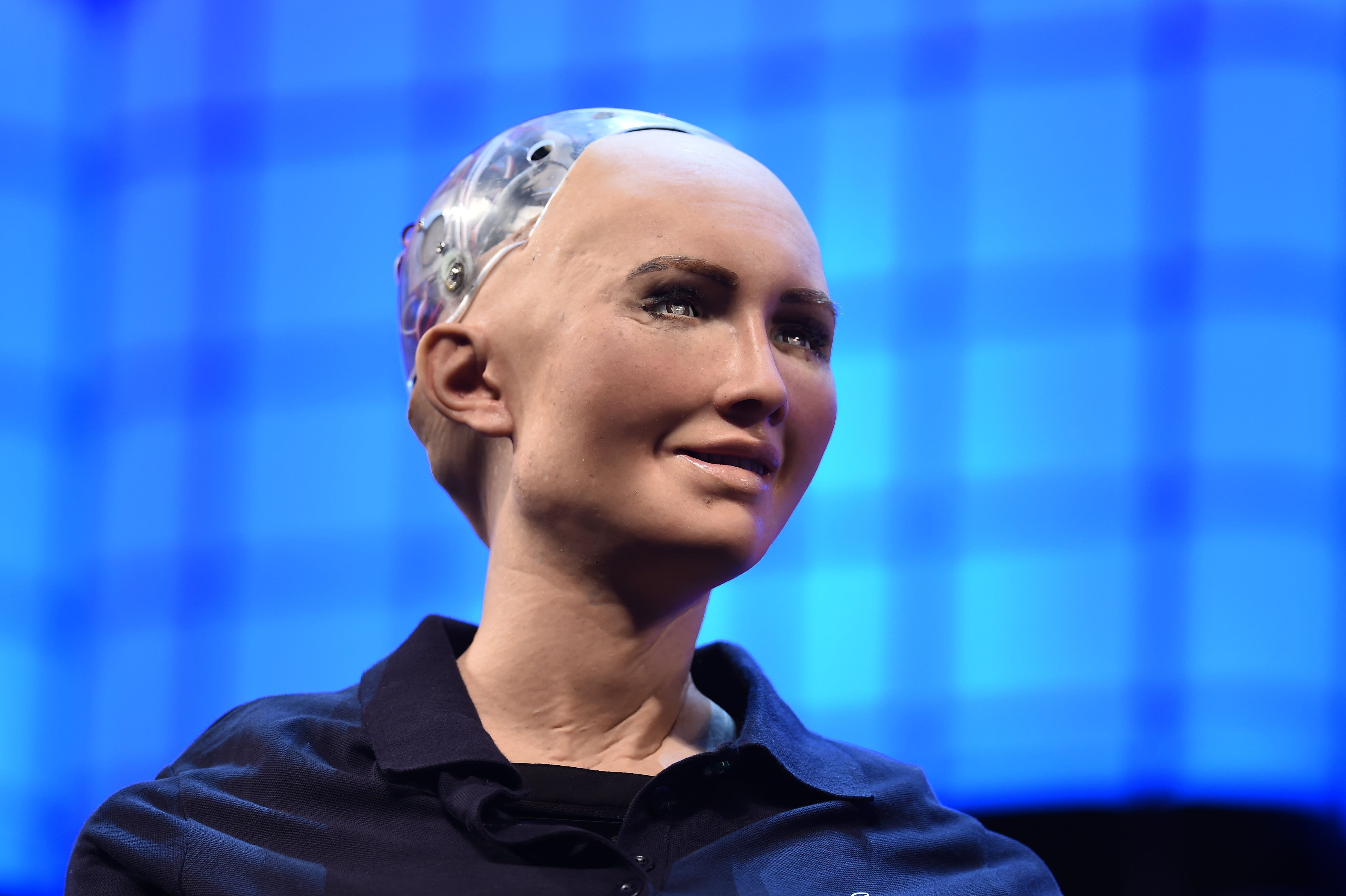 Why Should Humans Have All The Fun? Sophia The Robot Is Selling Her Art As NFT