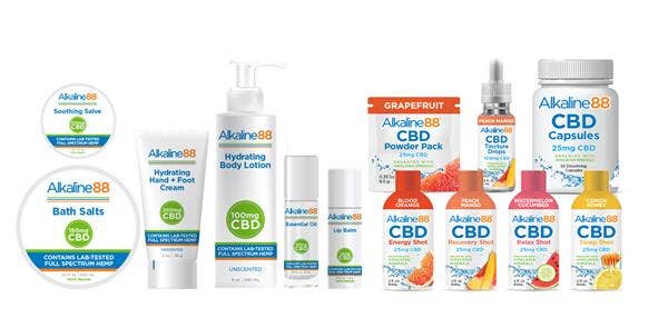 Alkaline Water Co. Launches New CBD Balms, Oils And More