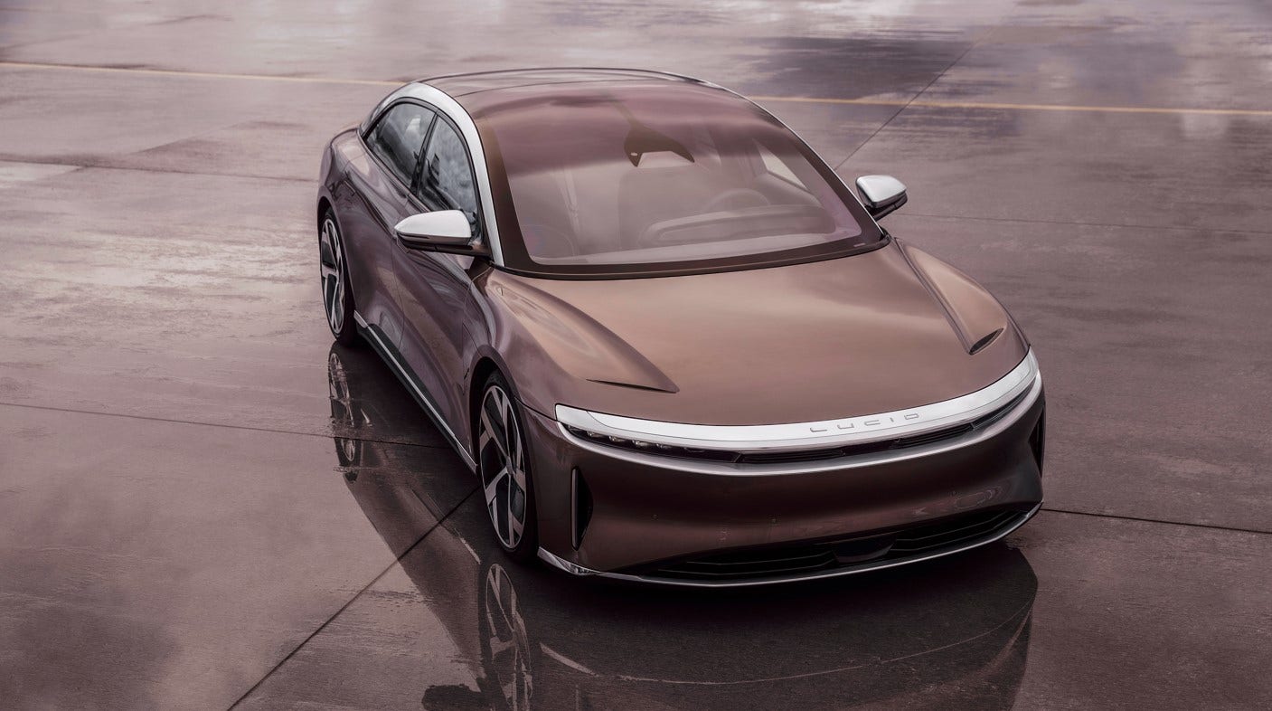 Tesla Rival Lucid Cuts 2022 Production Target By Up To 40% Due To Extraordinary Supply Chain Issues