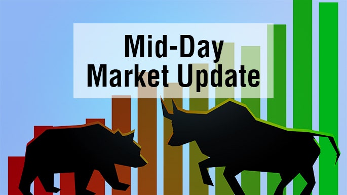 Mid-Day Market Update: US Stocks Down; Nasdaq Falls 50 Points