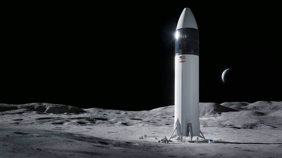 NASA Awards Musk's SpaceX $2.9B For Starship Lunar Lander