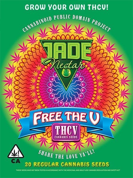 Jade Nectar Soon To Release THCV-Rich Cannabis Seeds Free To Public Via California Dispensaries