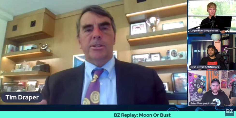 EXCLUSIVE: Tim Draper On Bitcoin, Ethereum, When He Would Sell BTC