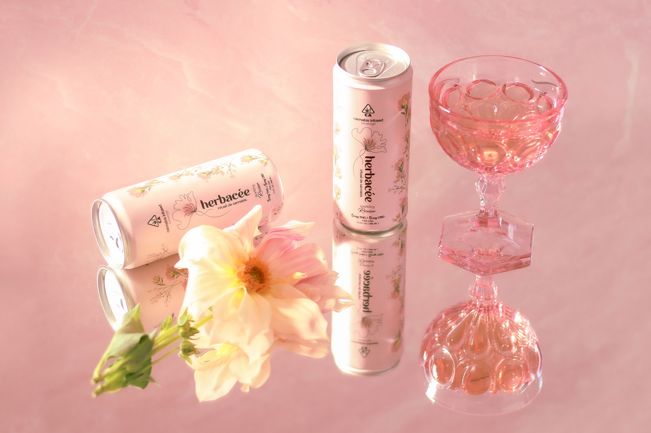 Herbacée, The Nonalcoholic Cannabis-Infused Sparkling Wine Blend You Need For The Holidays