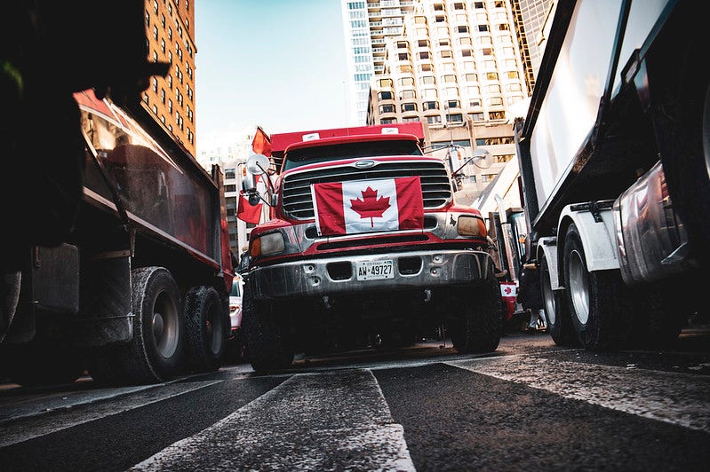 Analyst Says Canadian Truckers' Protest Has Big Implications For Bitcoin And Crypto