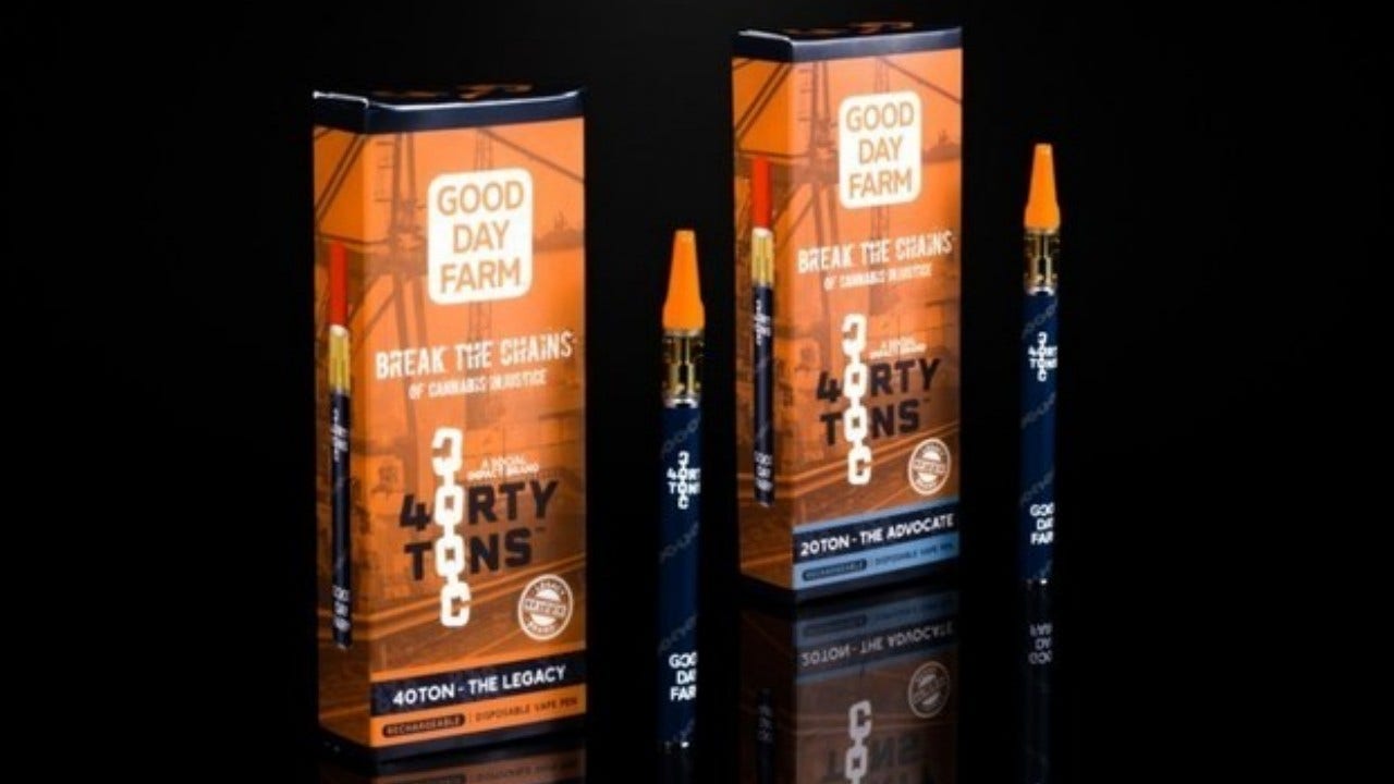 Good Day Farm And 40 Tons Collaboration To Benefit Individuals With Cannabis-Related Offenses