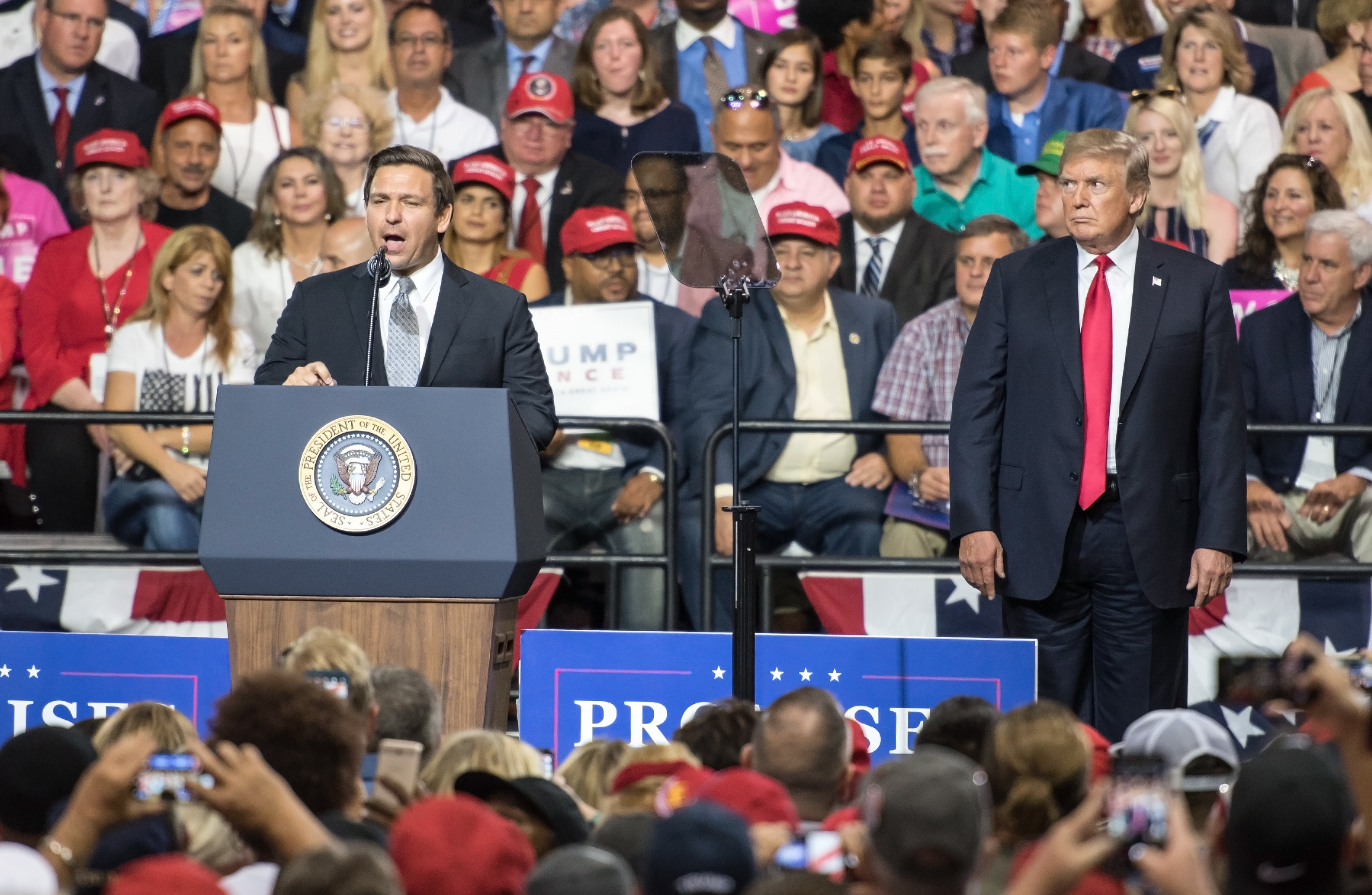 Trump Said To Be Unimpressed With DeSantis 'Stealing' His Body Language, Some Republicans Agree It's A Rip-Off