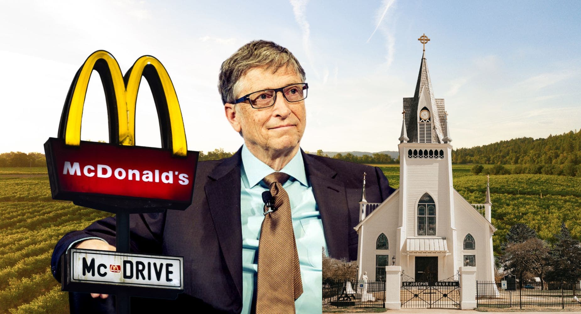 Who Owns More Land: Bill Gates, McDonald's or The Catholic Church?