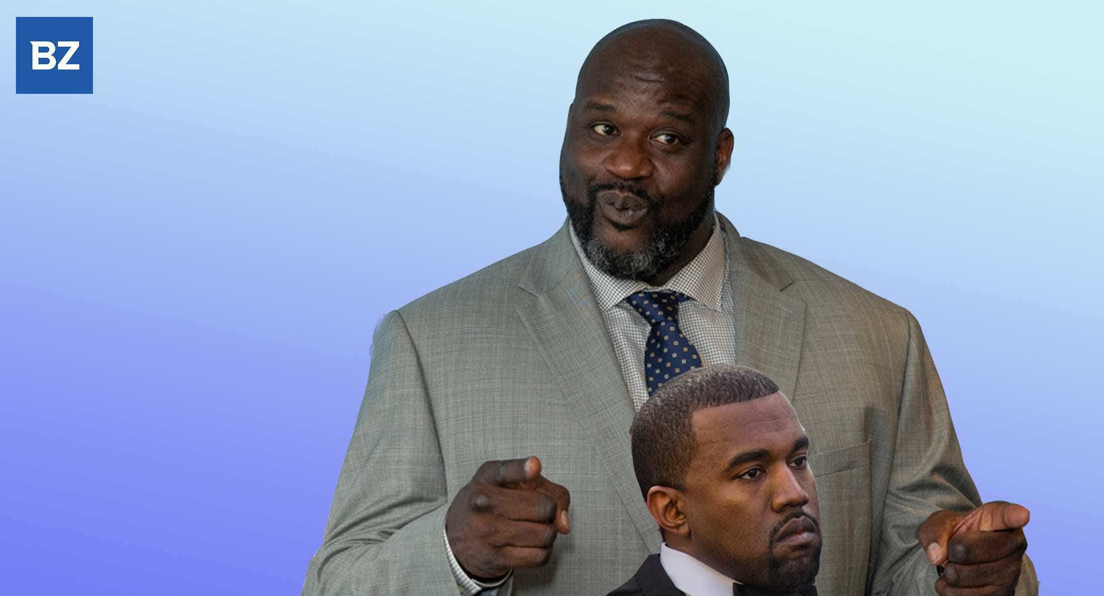 Kanye, Get A Grip! Taking On Shaquille O'Neal's Business Practices Not A Great Idea But What Else Is New?