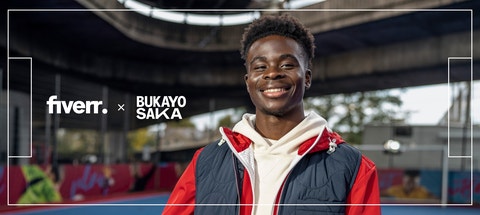Fiverr Partners With England Football Star Bukayo Saka