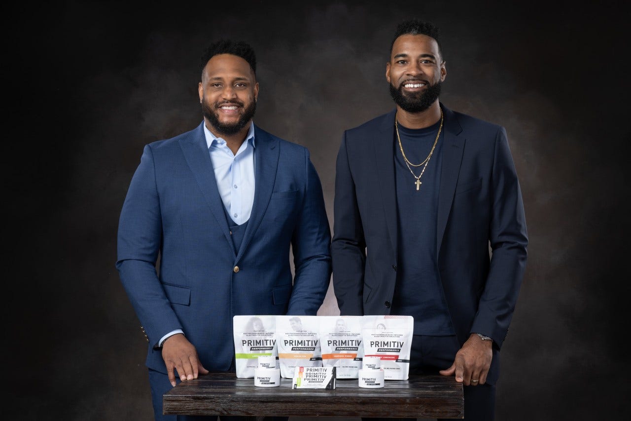 Former NFL Stars Rob Sims And Calvin Johnson Jr., Launch Primitiv Performance Line Of Nano-CBD Products