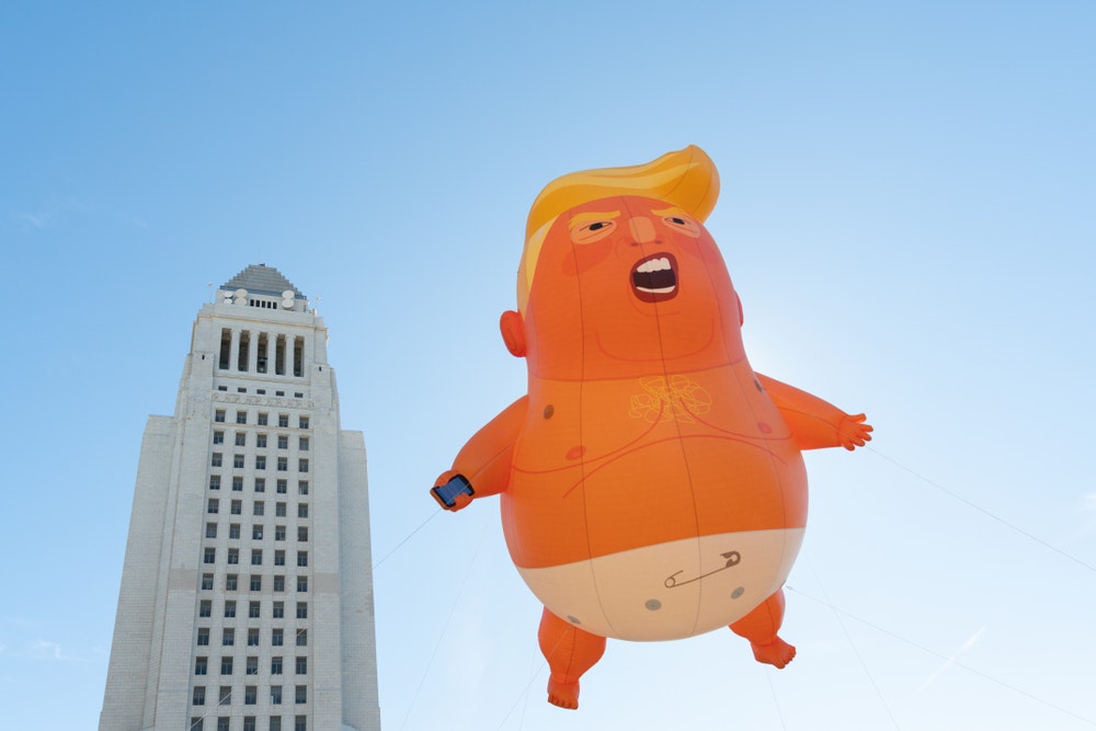 'Not Gonna Lie...This Is Funny:' Donald Trump Jr Reacts To Idea Of Floating Dad's Orange Baby Blimp Over Beijing