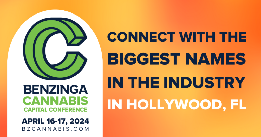 Benzinga Cannabis Capital Conference Coming To FL In Apr 2024: Where ...