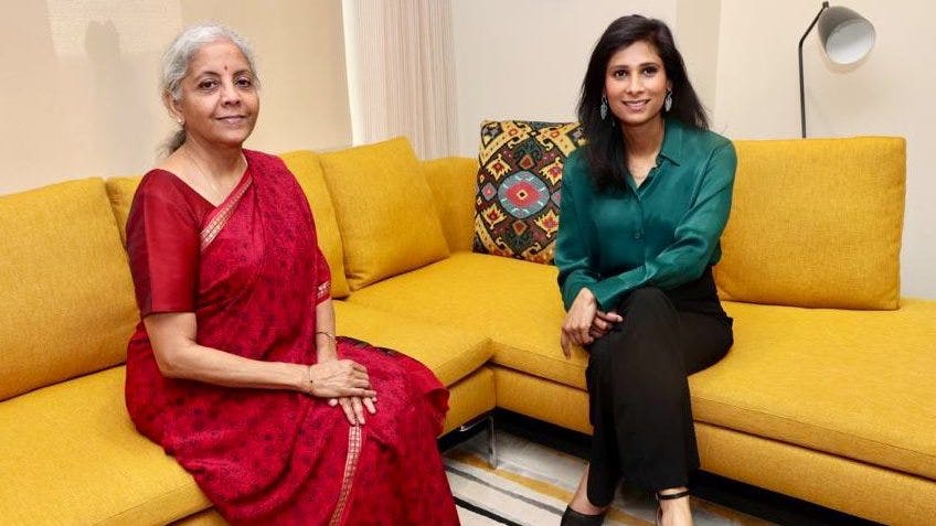 IMF's Gita Gopinath Says Talked 'Crypto Related Challenges' With Nirmala Sitharaman
