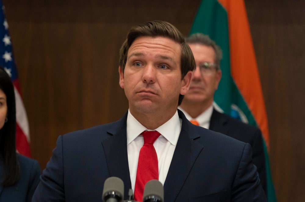 Ron DeSantis Hits Back At Trump On COVID-19 Issue