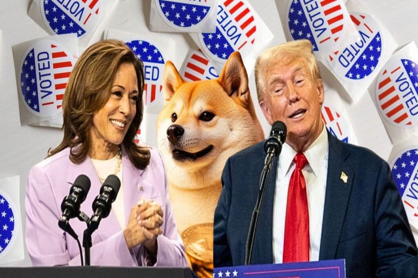 Dogecoin Jumps On Election Day: Poll Asks If Trump Or Harris Victory Will Spark 2025 Rally