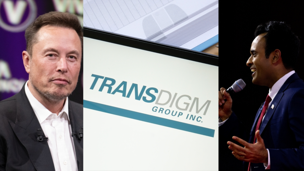 0 News Article Image Musk, Ramaswamy Should Target TransDigm In Budget Cuts, Short Report Says: 'Target #1' For D.O.G.E. - TransDigm Gr  ( NYSE:TDG ) 