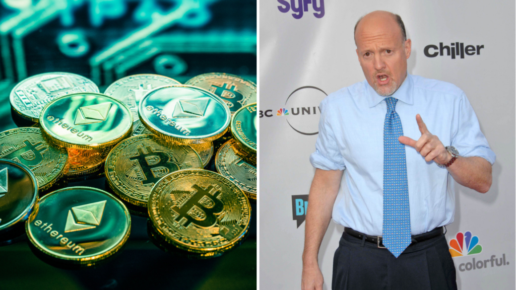 1 News Article Image Jim Cramer Says This Stock Is A Bitcoin Play And He Prefers To Own Bitcoin - B&G Foods  ( NYSE:BGS ) 