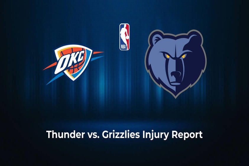 Oklahoma City Thunder vs. Memphis Grizzlies Injury Report News