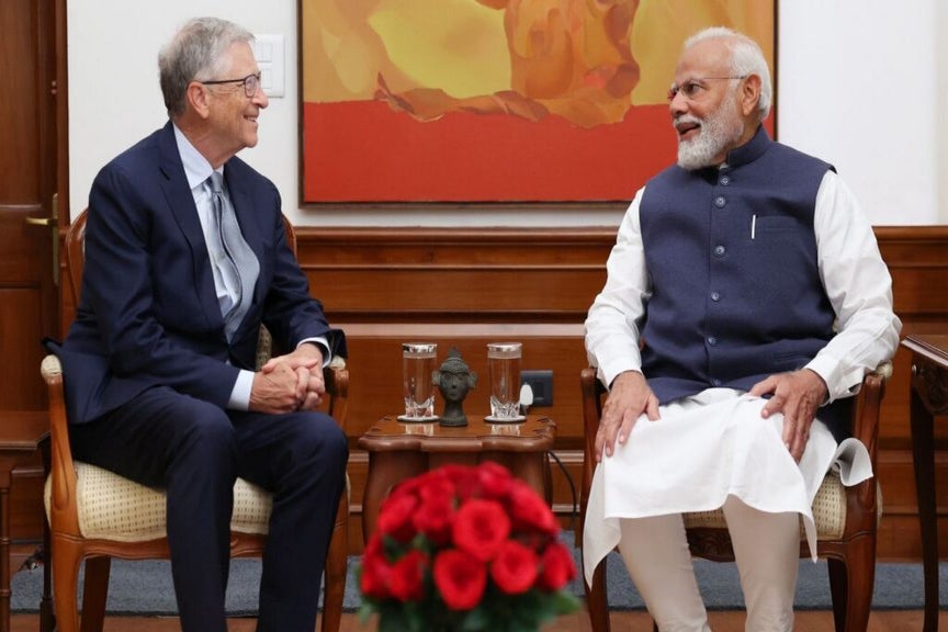 Bill Gates Discusses AI's Public Good With PM Modi, Engages Indian Leaders  On Health, Tech, And Innovation - Benzinga