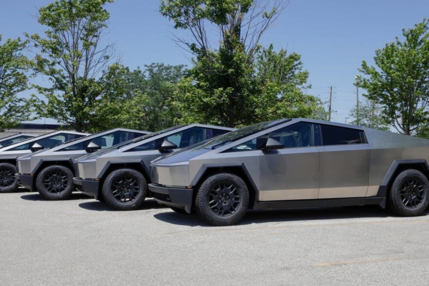Feature Image for interests on Consumer Cyclical, Cybertruck, Discover Project, Electric Pickup Trucks from benzinga.com