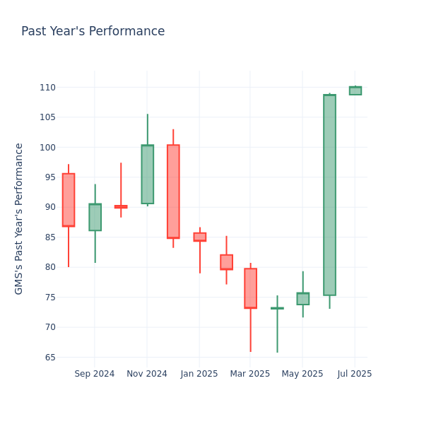 Past Year Chart