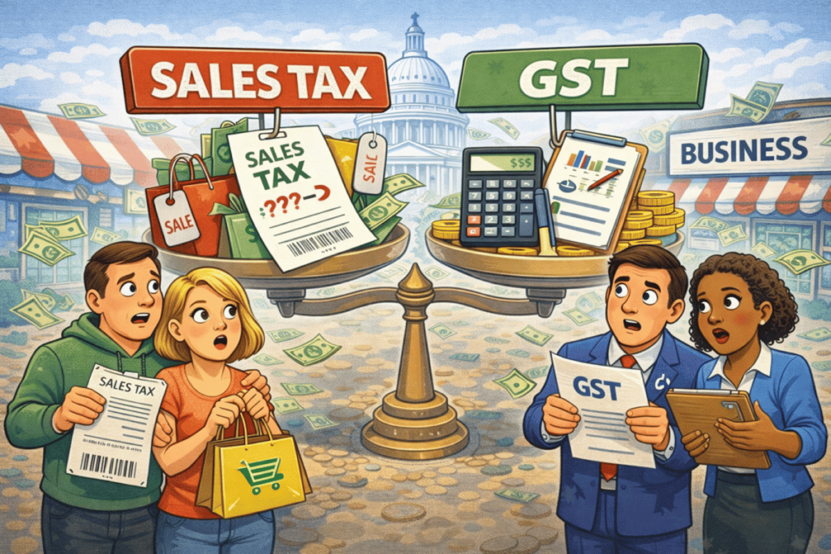Sales Tax Vs. GST: A Simple Guide For Shoppers And Businesses