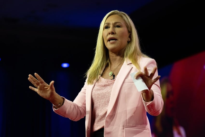 Marjorie Taylor Greene at the 2023 CPAC